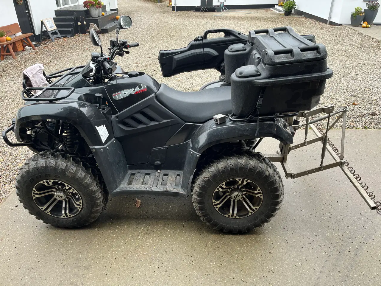 Billede 1 - ATV KYMCO MXU 400, HVIDE PLADER