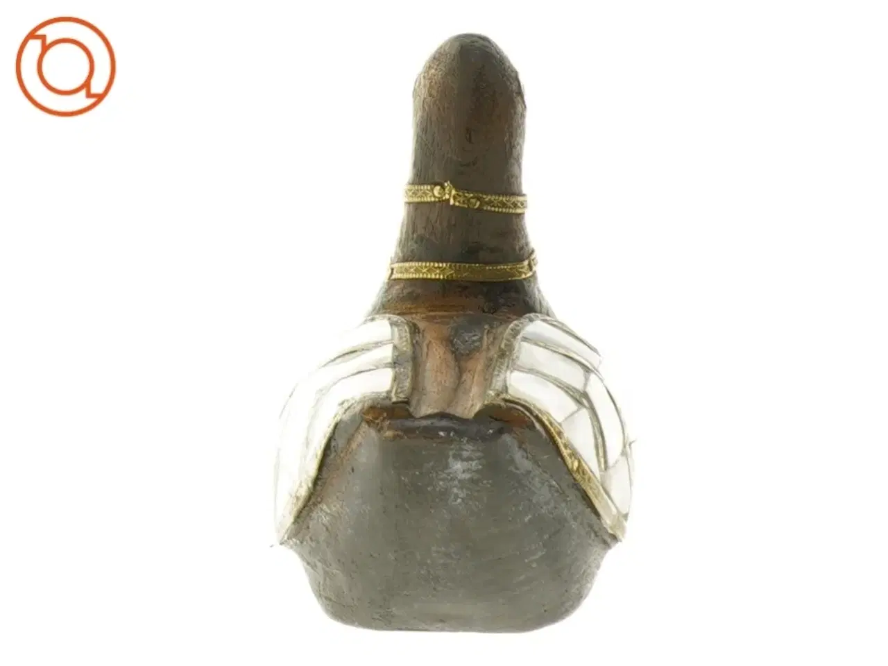 Billede 4 - Figur af and I Perlemor,  Træ og Metal (str. 14 x 6 cm)