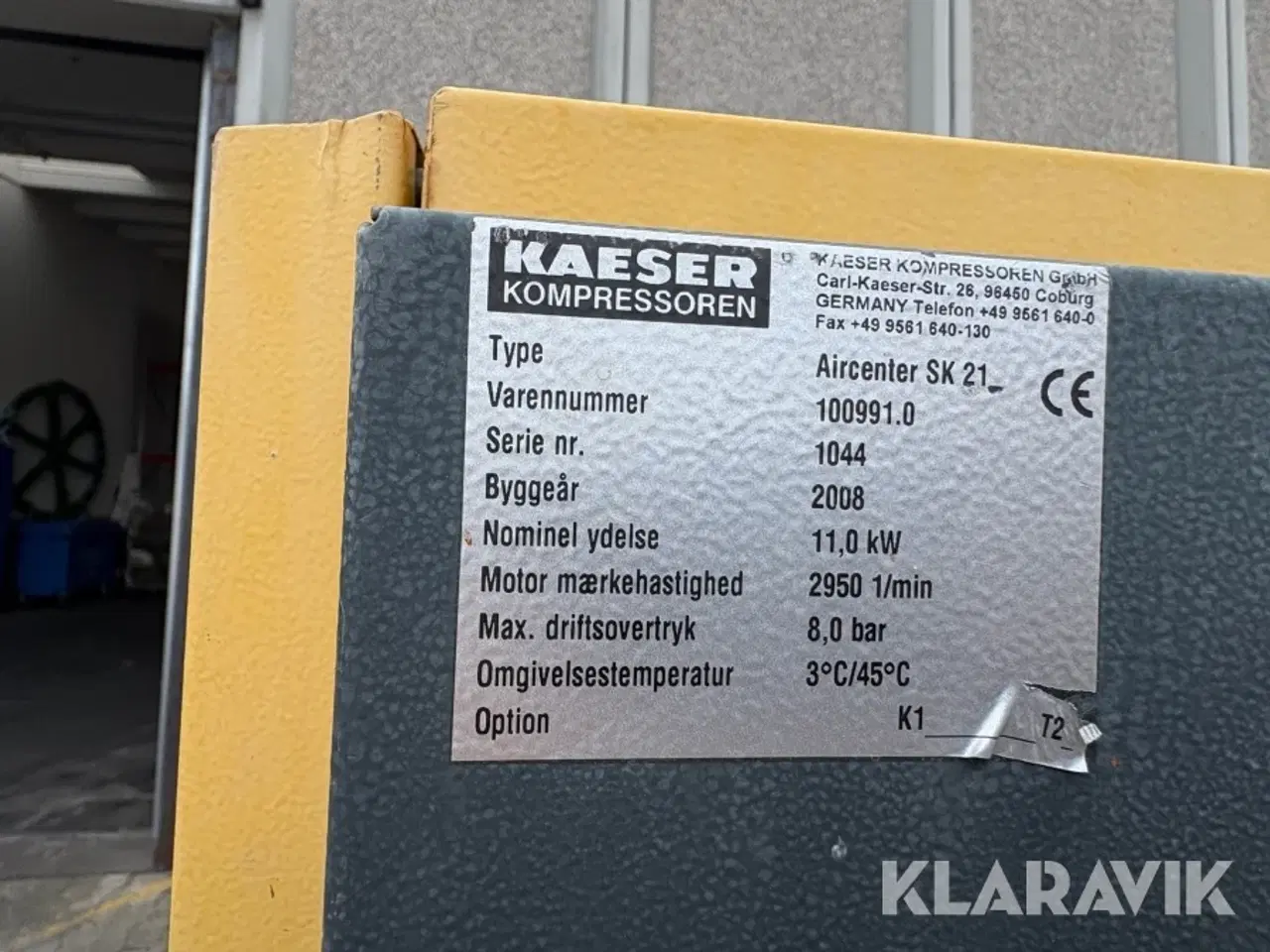 Billede 5 - Skruekompressor Kaeser Aircenter SK 21