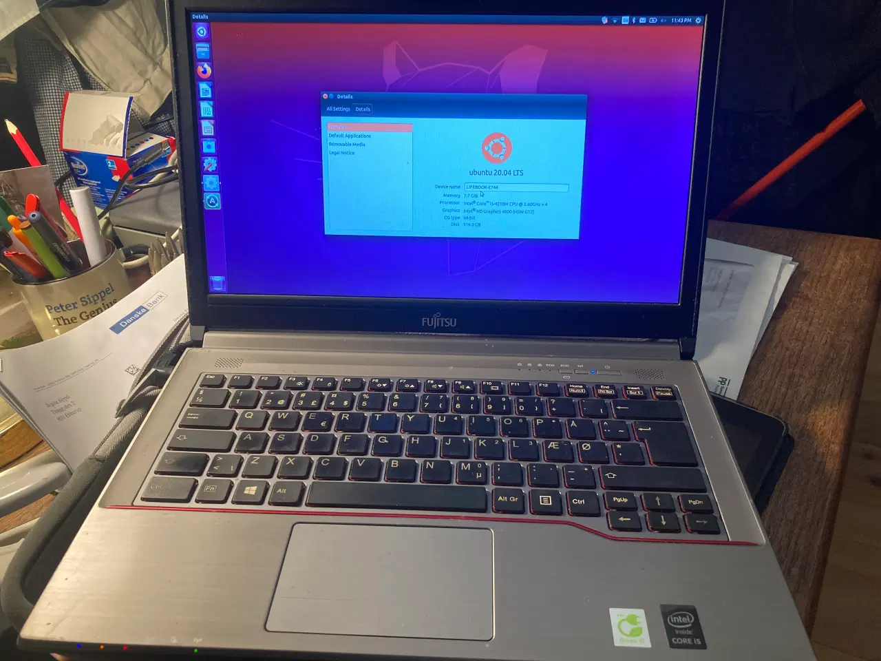 Billede 4 - Bærbar Fujitsu Lifebook E744