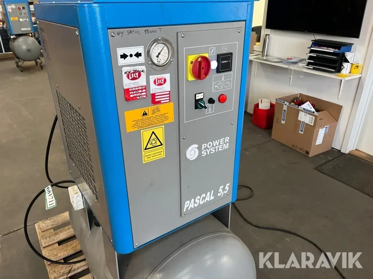 Billede 8 - Skruekompressorer Power System Pascal 5,5 kW med absorptionstørrer