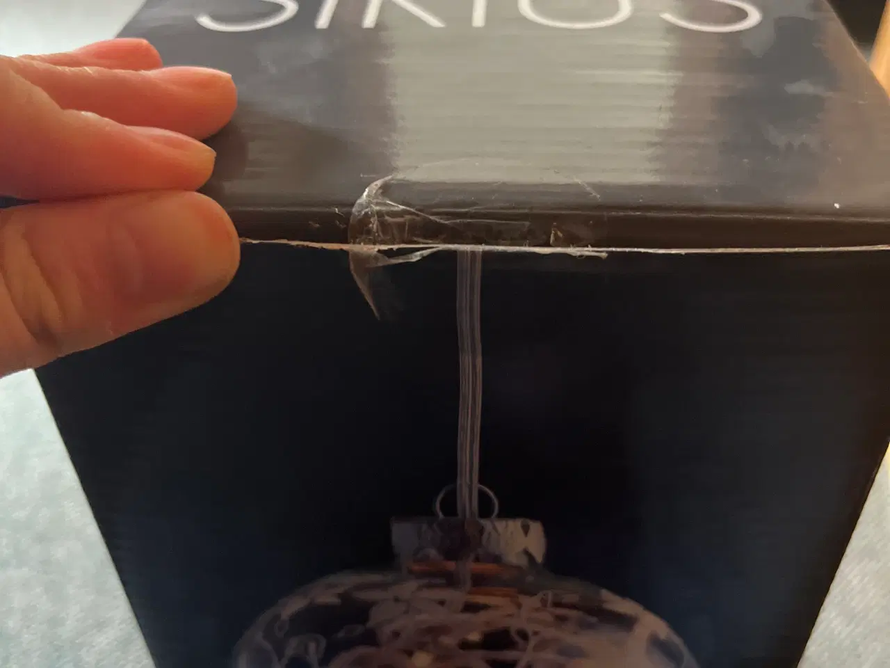 Billede 3 - Sirius glaskugle med lys, til ophæng. Inkl batteri