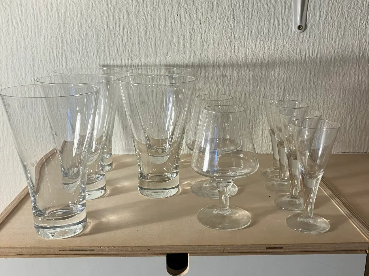 Billede 2 - Clausholm 5 ølglas.  4 snapseglas.  2 cognacglas s