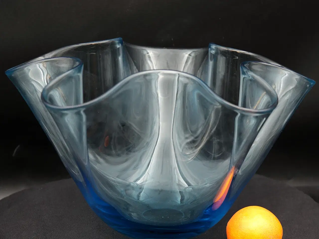 Billede 6 - Holmegaard Laguna XL blå Ø38 – Lütken