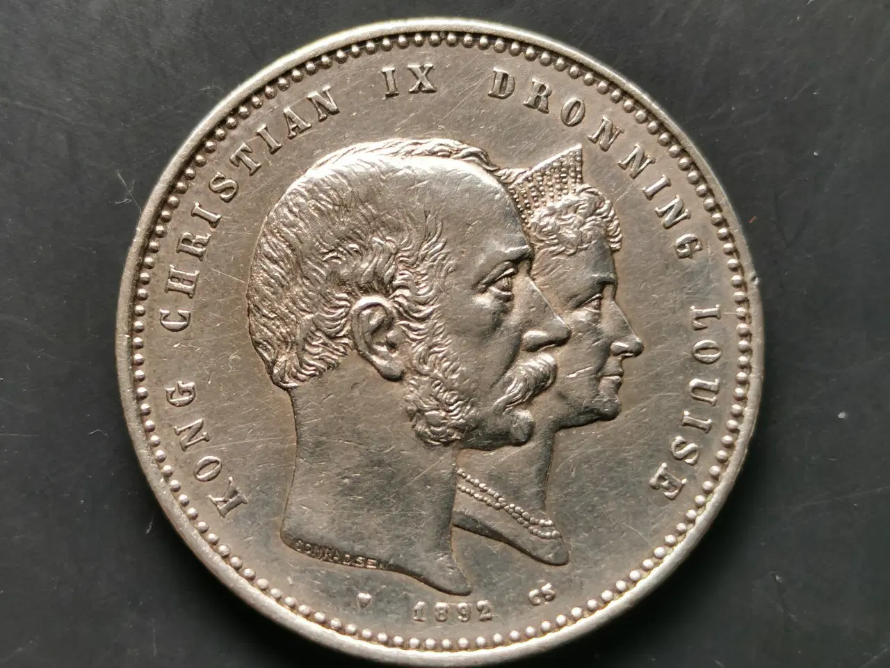 Billede 1 - Lækker sølvmønt 1892