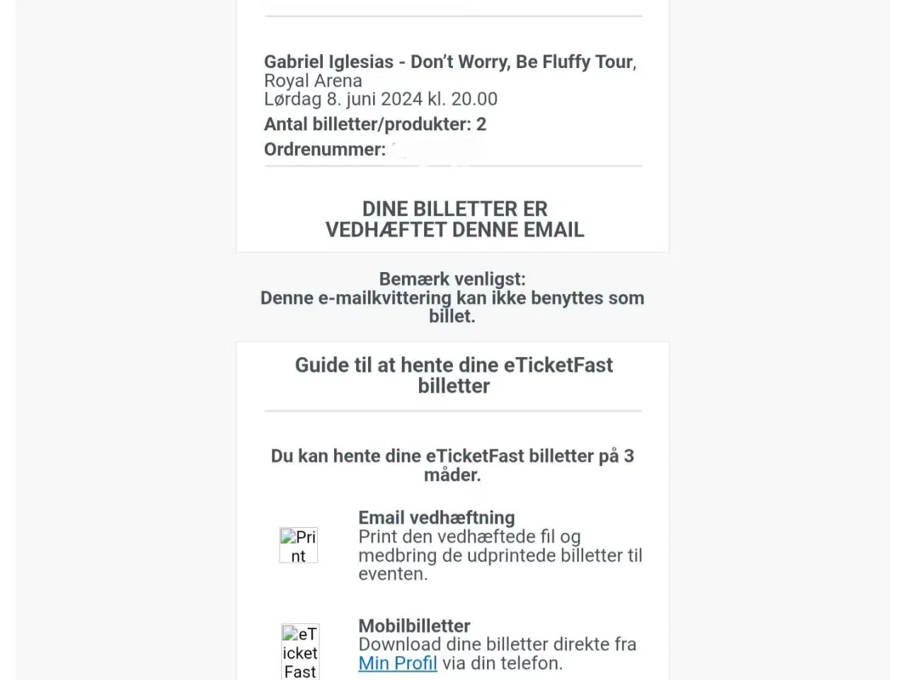 Billede 1 - Billetter til Fluffy/Gabriel Iglesias 