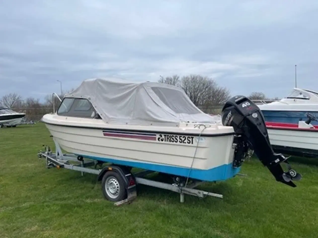 Billede 1 - 52 ST med Mercury F40 EFI ELPT samt Brenderup trailer