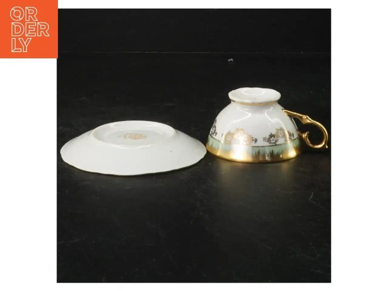 Billede 2 - Porcelæns tekop og underkop fra Tyskland