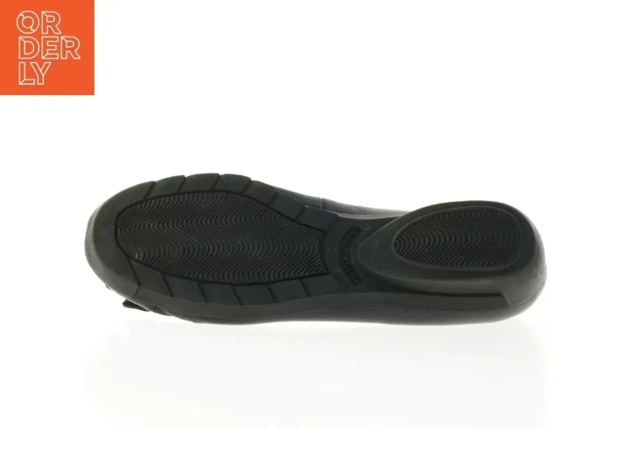 Billede 3 - UBRUGTE Sorte Læder ballerina Sløjfe sko fra Hush Puppies (str. 41-42, 8)
