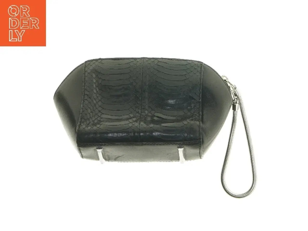 Billede 3 - Sort læder clutch fra Alexander Wang (str. 23,5x12,5 cm)