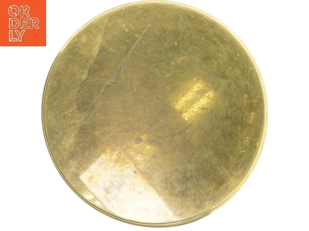 Billede 4 - Messing bakke (str. Ø 31,5 cm)