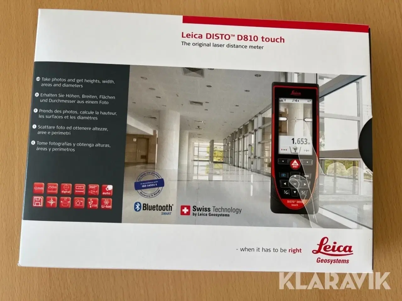 Billede 1 - Laser afstandsmåler Leica Disto D810 Touch