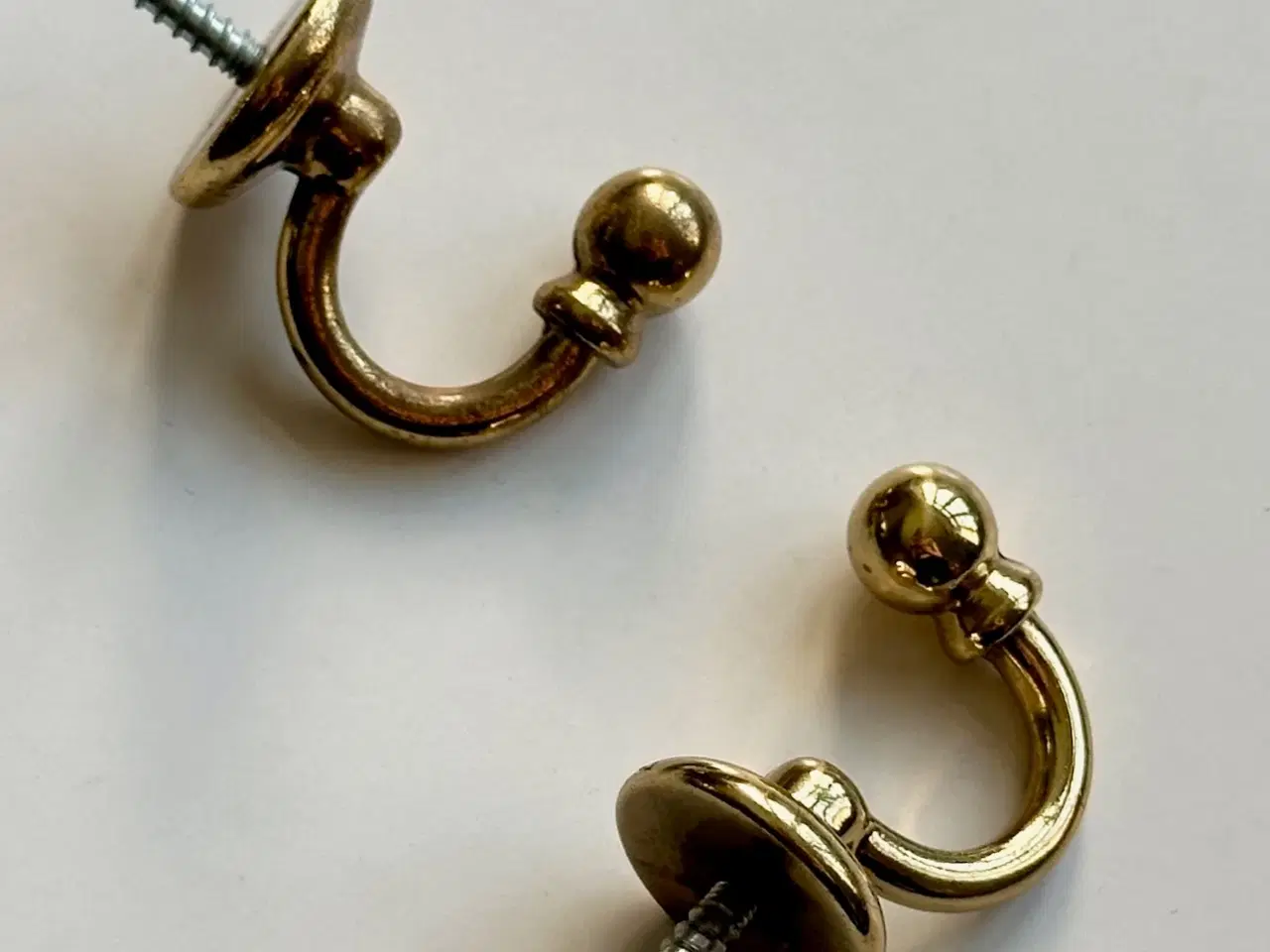 Billede 3 - Messingkroge, 2 stk samlet