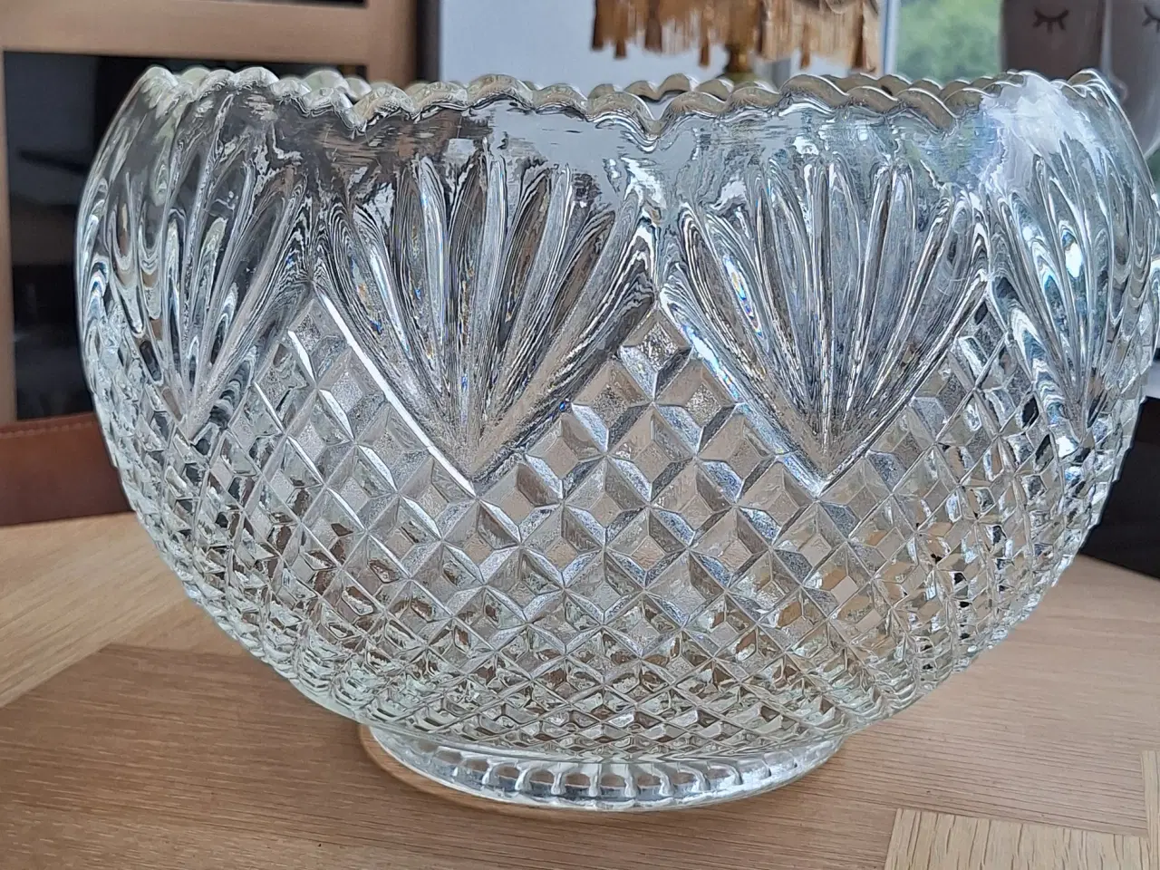 Billede 1 - Vintage krystal Punch Bowl 