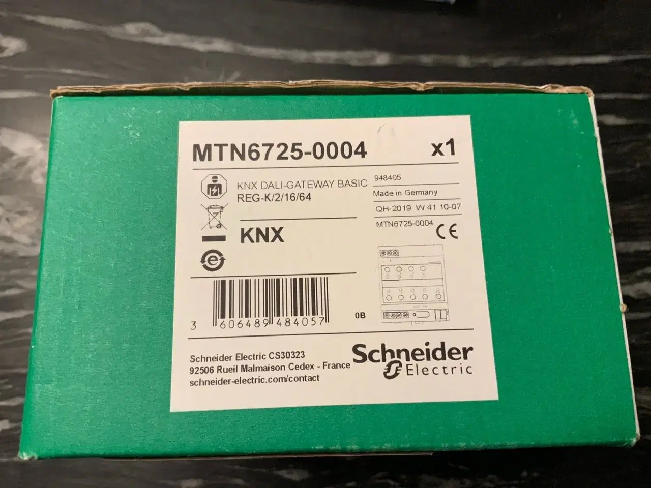 Billede 1 - KNX 2 kanals Dali - Schneider