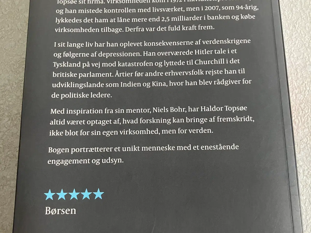 Billede 2 - Haldor Topsø skrevet af Thomas Larsen