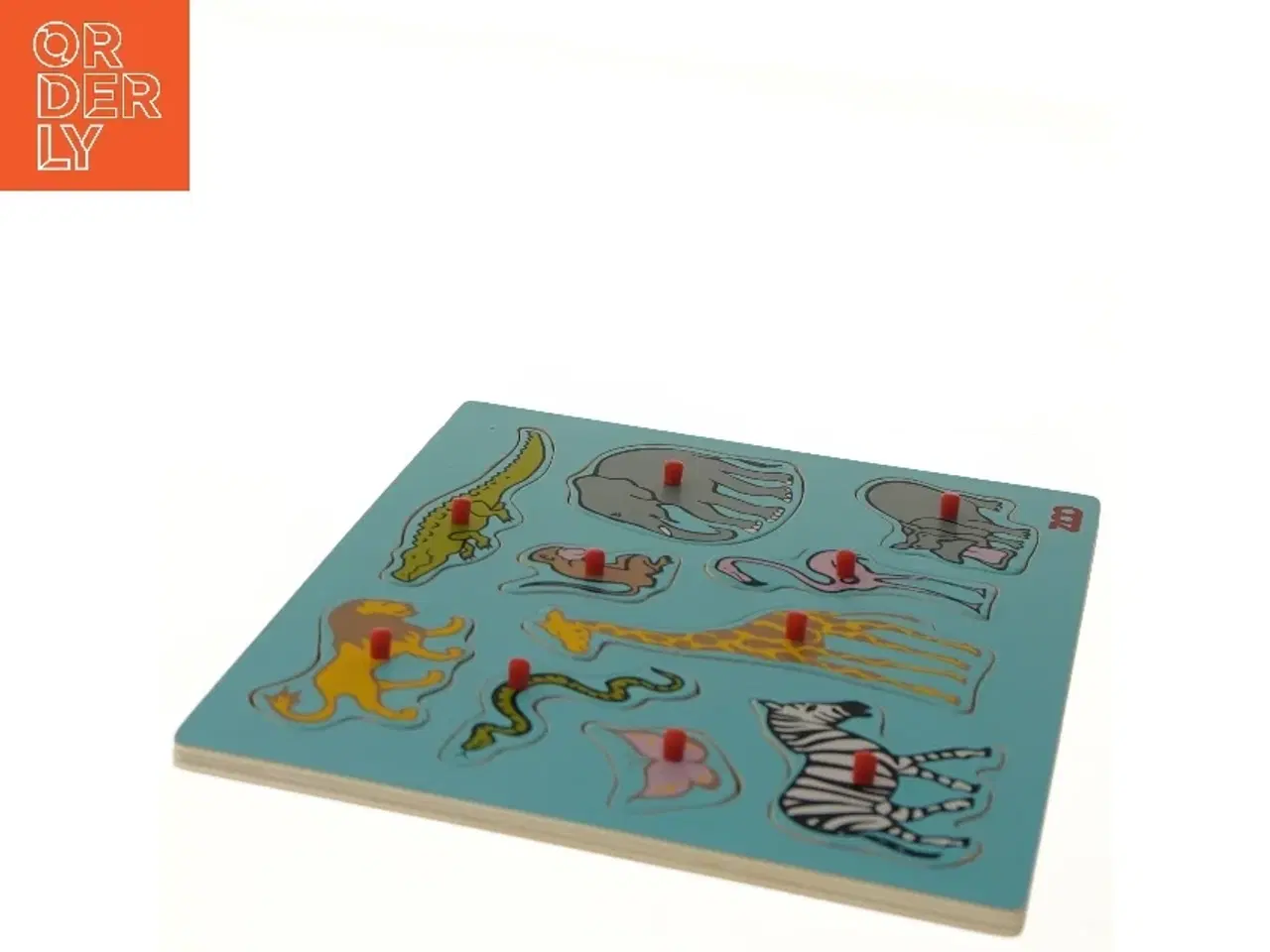 Billede 2 - Træpuslespil med dyremotiver fra Zoo (str. 30,5x22,5 cm)