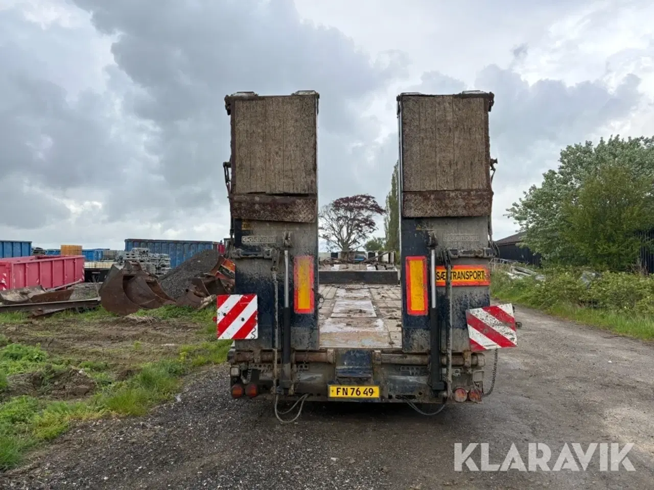 Billede 4 - Maskintrailer / lavlæsser Goldhofer STN-L 3-39/80 A