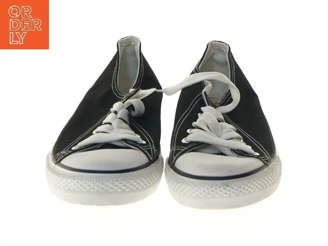 Billede 4 - Nye Sorte canvas sneakers fra VRS (str. 44 )