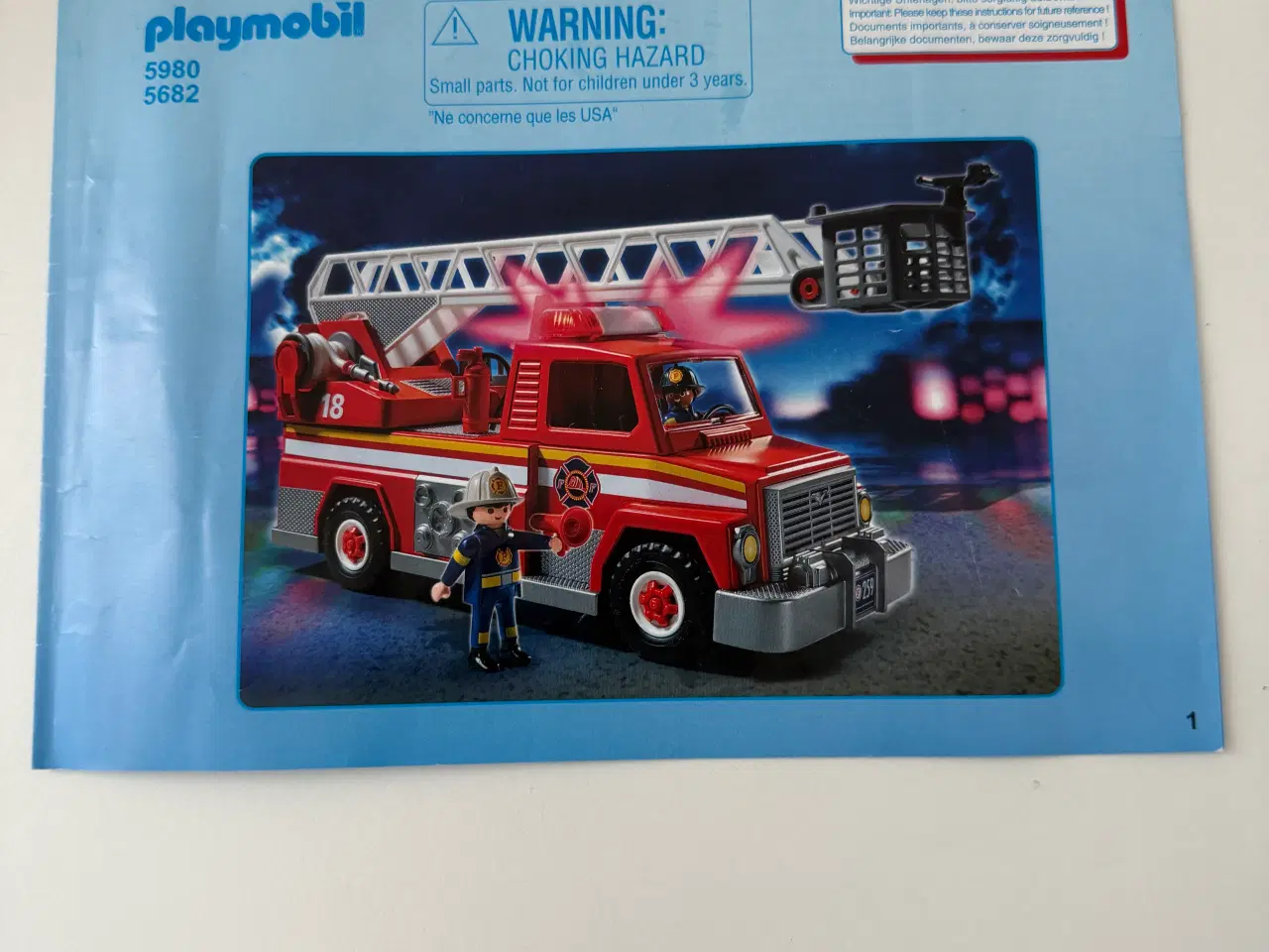 Billede 6 - Playmobil 5682 brandbil med stige og brandmænd