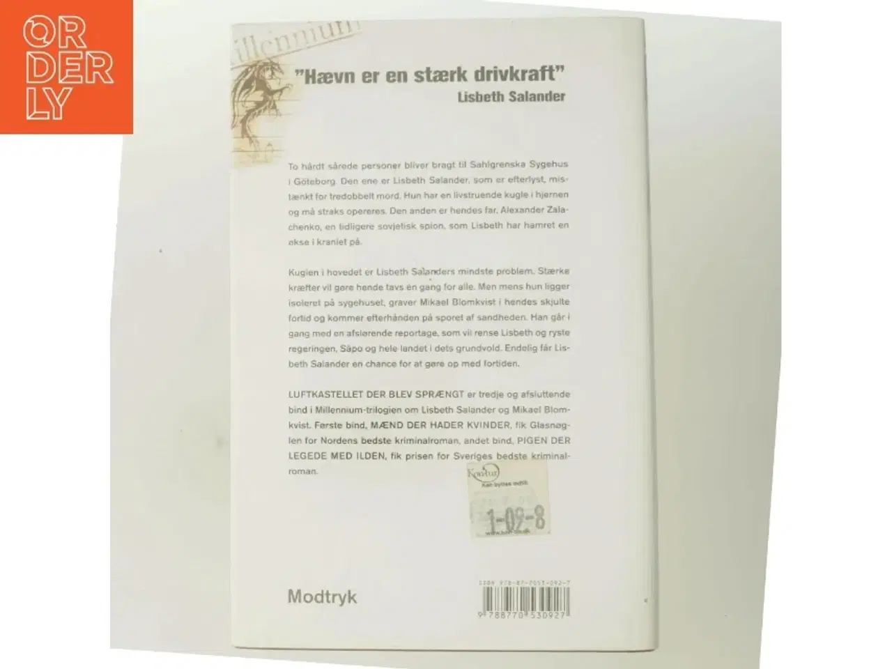 Billede 3 - Luftkastelletderblevsprngt Stir up a Hornets&#39; Nest of Girl. Shi Dige Larsen. the Danish Original. Hardcover](chinese Edition) af Stieg Larsson (Bo