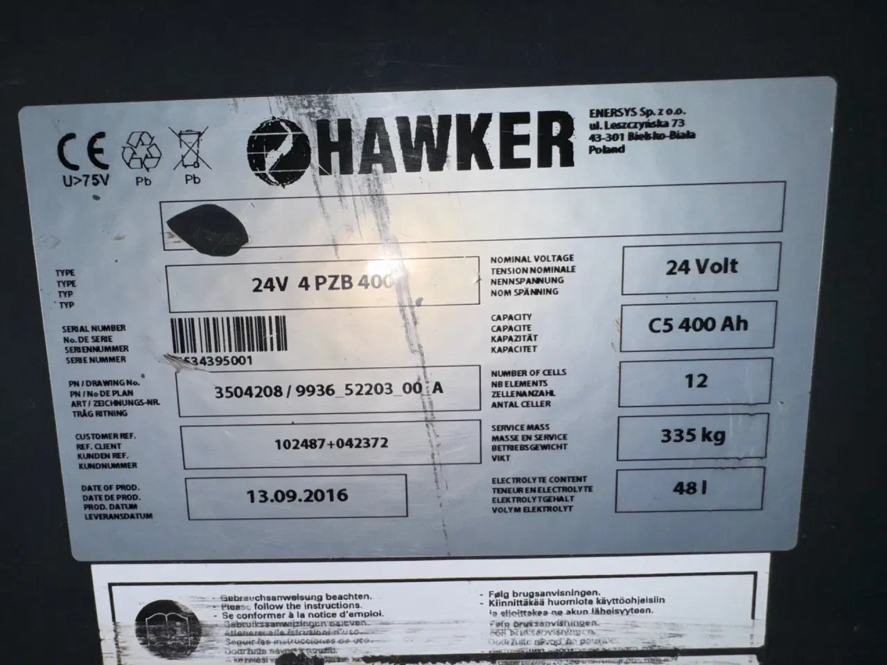 Billede 9 - Atlet PSP160 1600 kg. pallestabler med ståplade.
