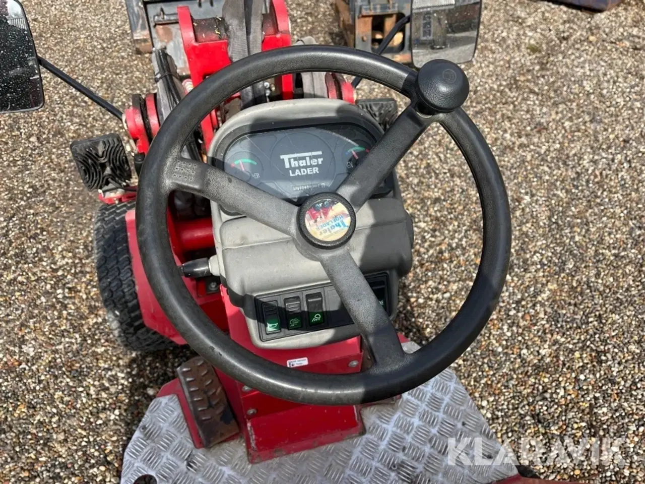 Billede 7 - Minilæsser Thaler KL 222/A med redskaber og ekstra hjul