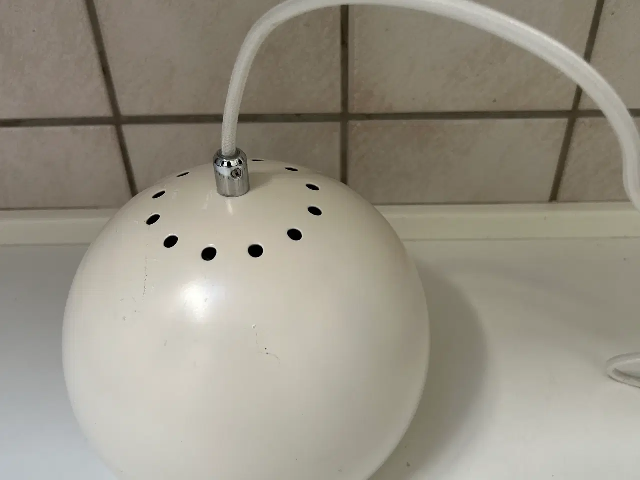 Billede 2 - Ball pendel i hvid