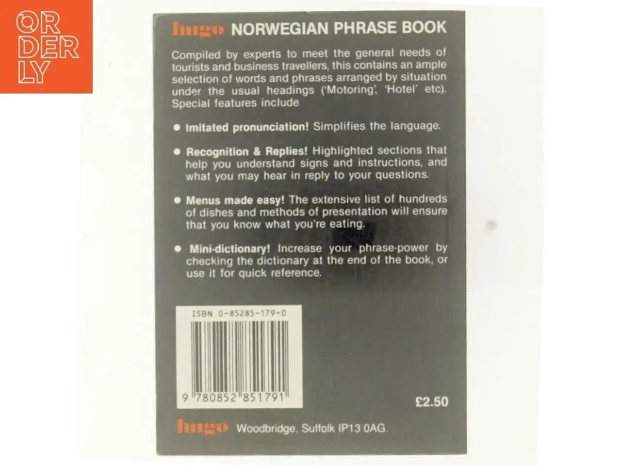 Billede 3 - Norwegian Phrase Book (Bog)