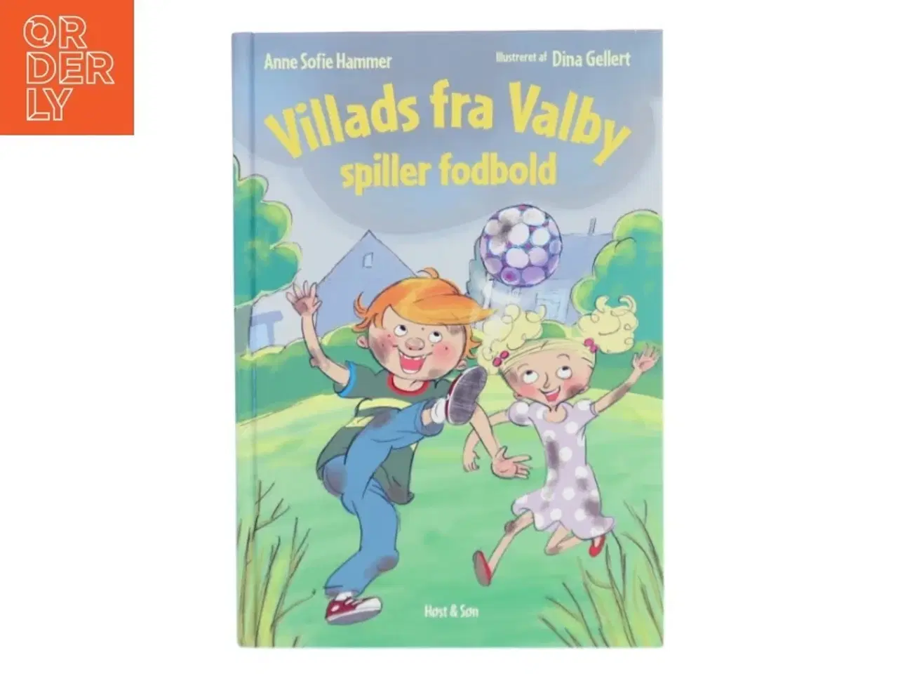 Billede 1 - Villads fra Valby spiller fodbold af Anne Sofie Hammer (Bog)