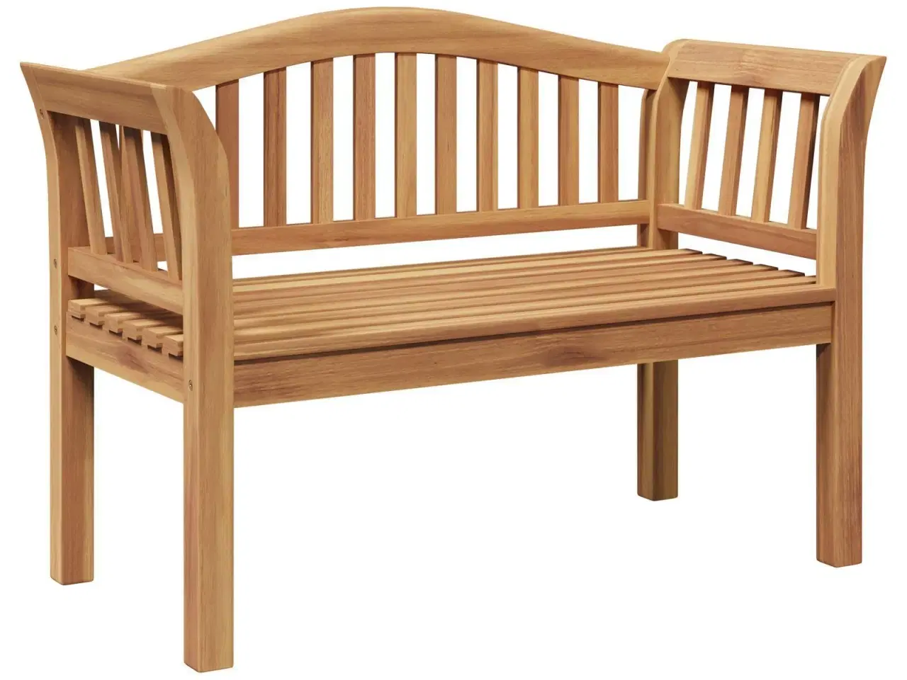Billede 2 - Havebænk 120x53.5x85 cm Solid Teak