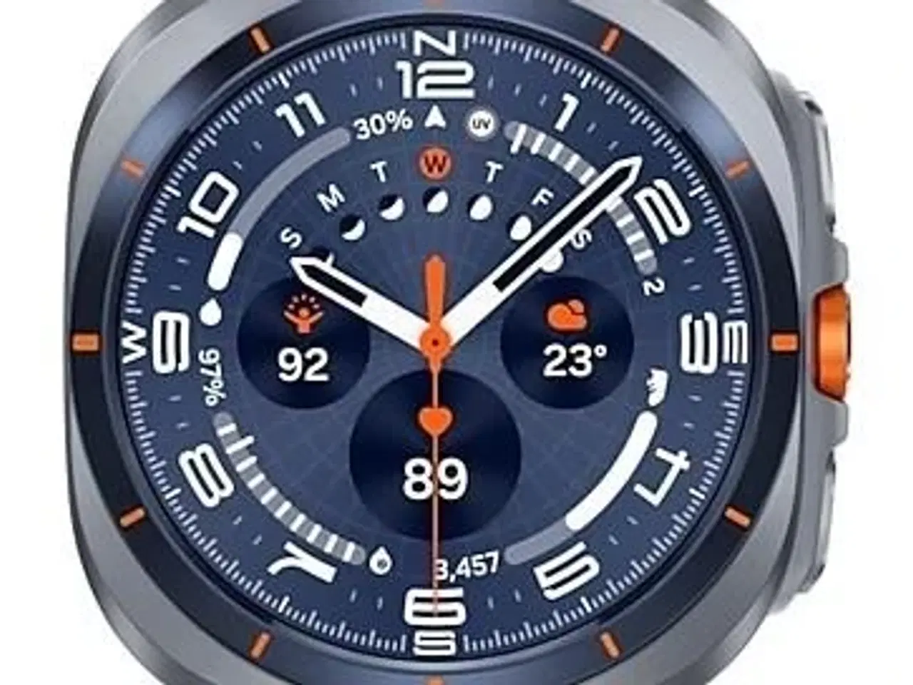 Billede 2 - Smartwatch Samsung Galaxy Watch Ultra 47 mm – 1,5" Super AMOLED, 4G eSIM, titanium, blå rem