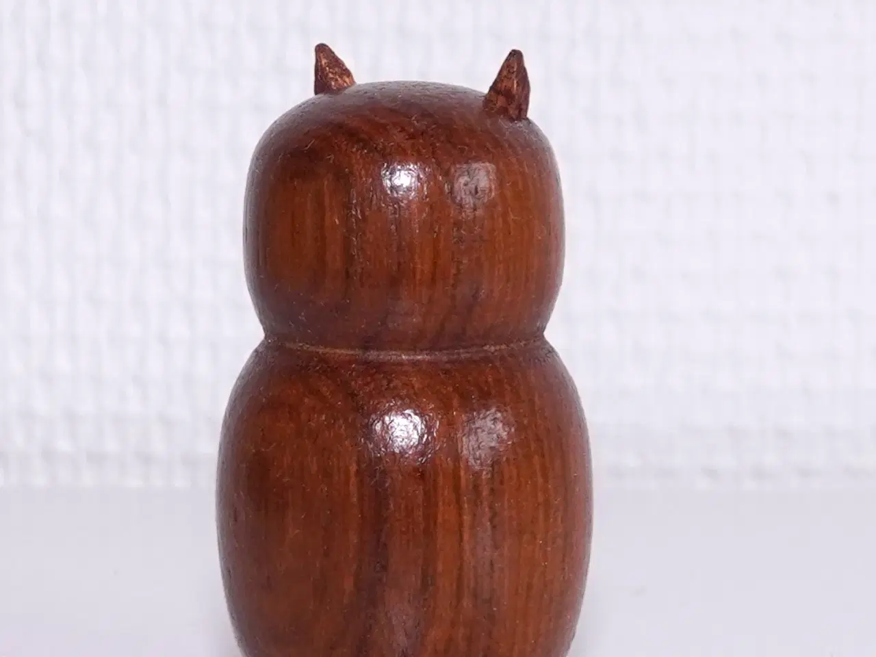 Billede 6 - Vintage ugle i massiv teak træ