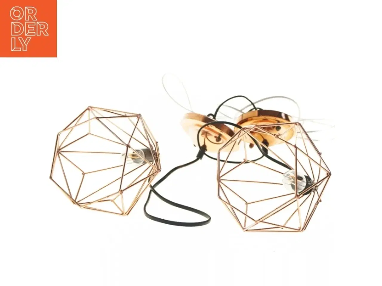 Billede 2 - Kobber pendellamper fra Rohs (str. Ø 18x25 cm)