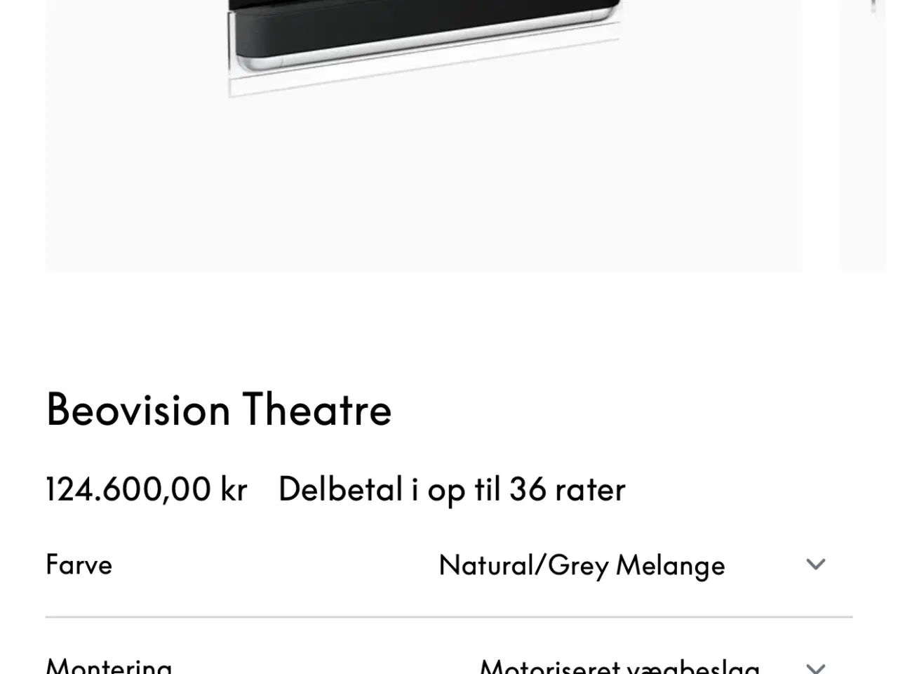 Billede 1 - Theatre Antracit 55 tommer 