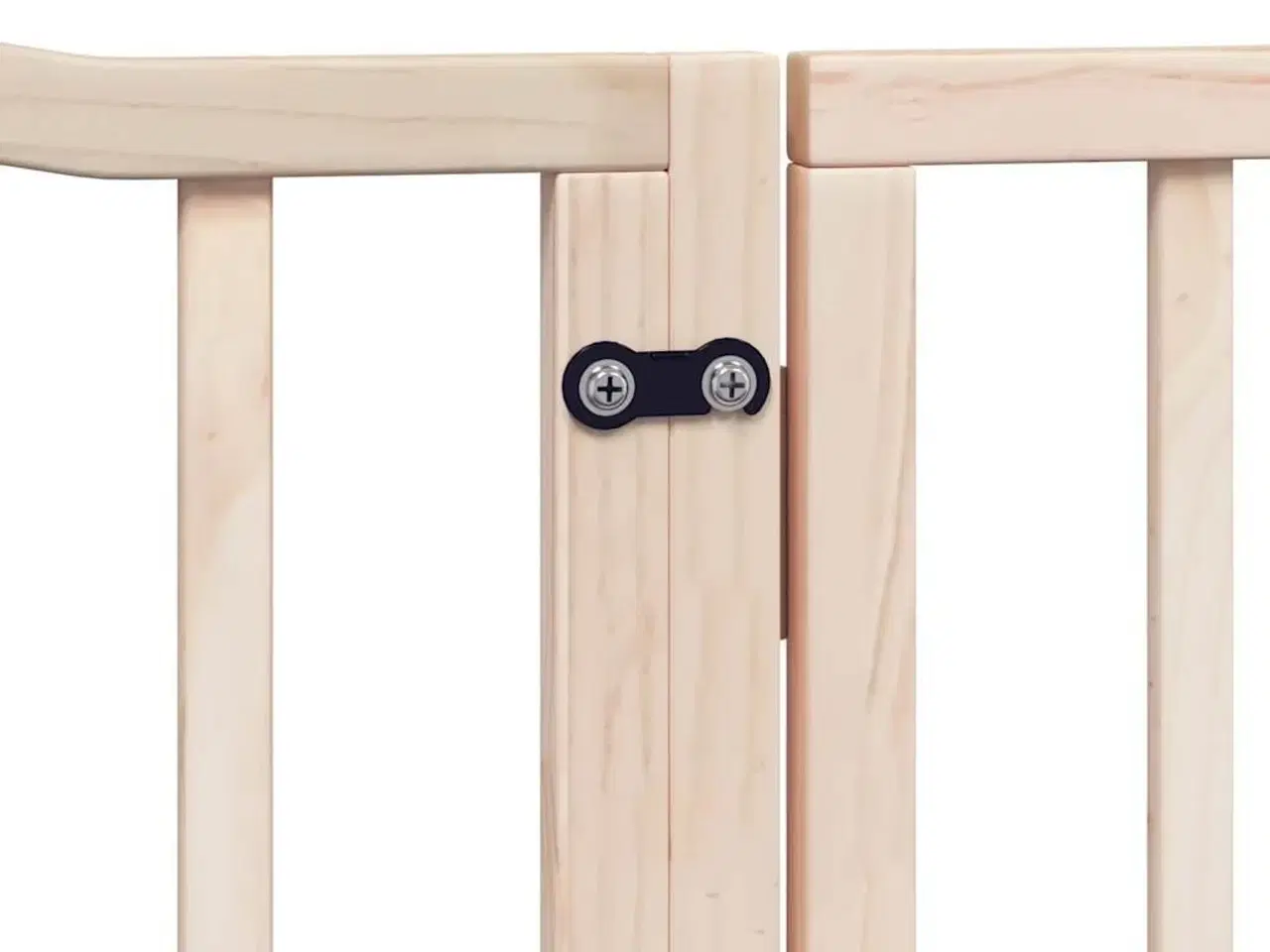 Billede 8 - Hundelåge med dør 4 paneler 320 cm poppeltræ