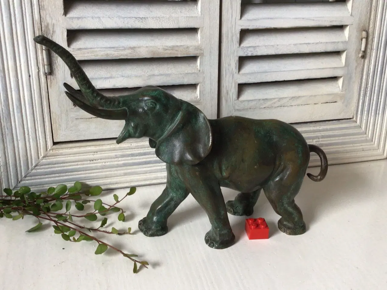 Billede 3 - Elefant bronzefigur 