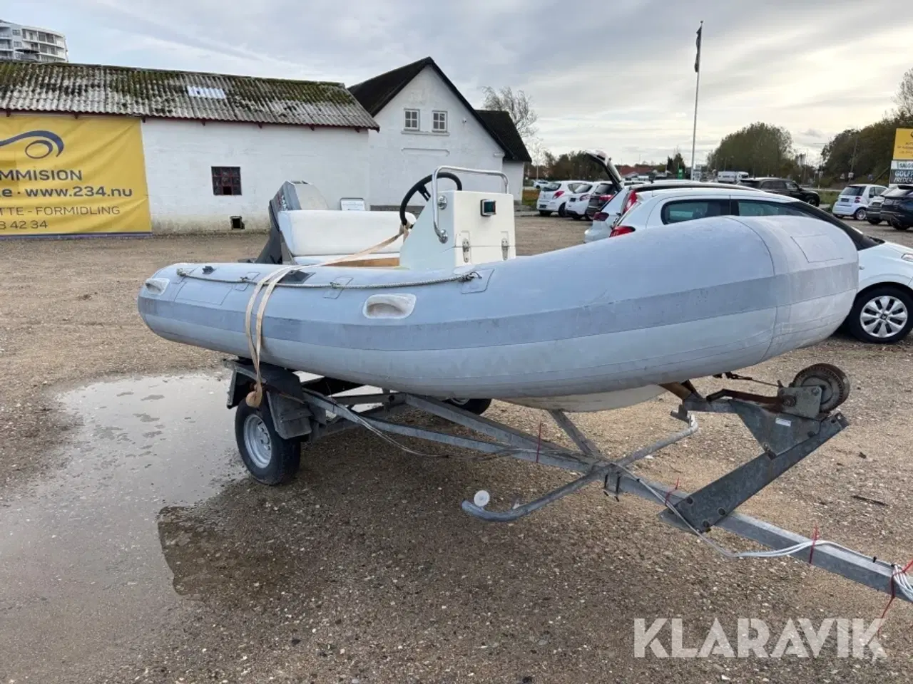 Billede 7 - RIB båd Brig 3,40 meter med 20 hk motor og vogn