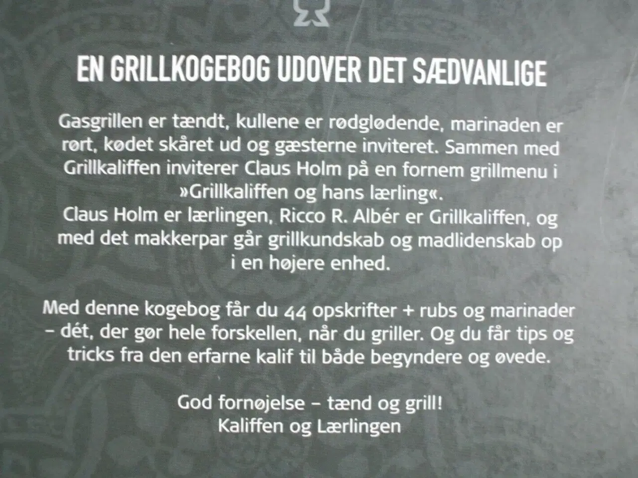 Billede 4 - grillkaliffen og hans lærling, af claus holm og ri