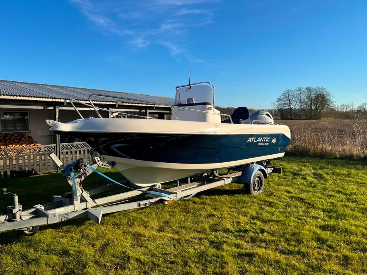 Billede 2 - Atlantic 505 Open med 100hk Mariner 4-takt