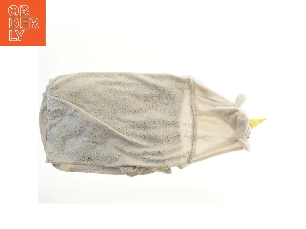 Billede 1 - Børne slag/kappe/sovepose med enhjørning motiv (str. 168x115 cm)