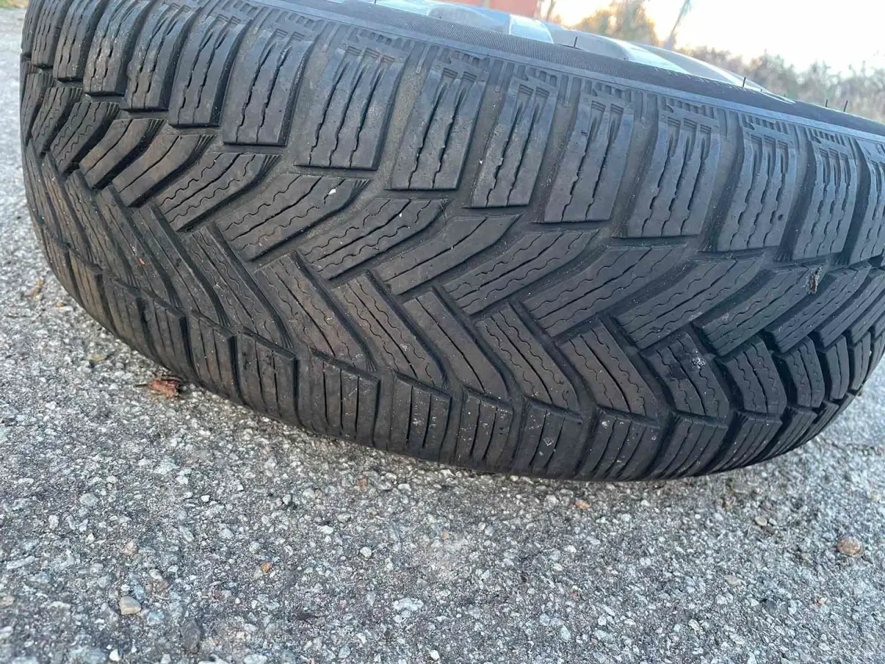 Billede 4 - 4x15”stålfælge med michelin vinterdæk på