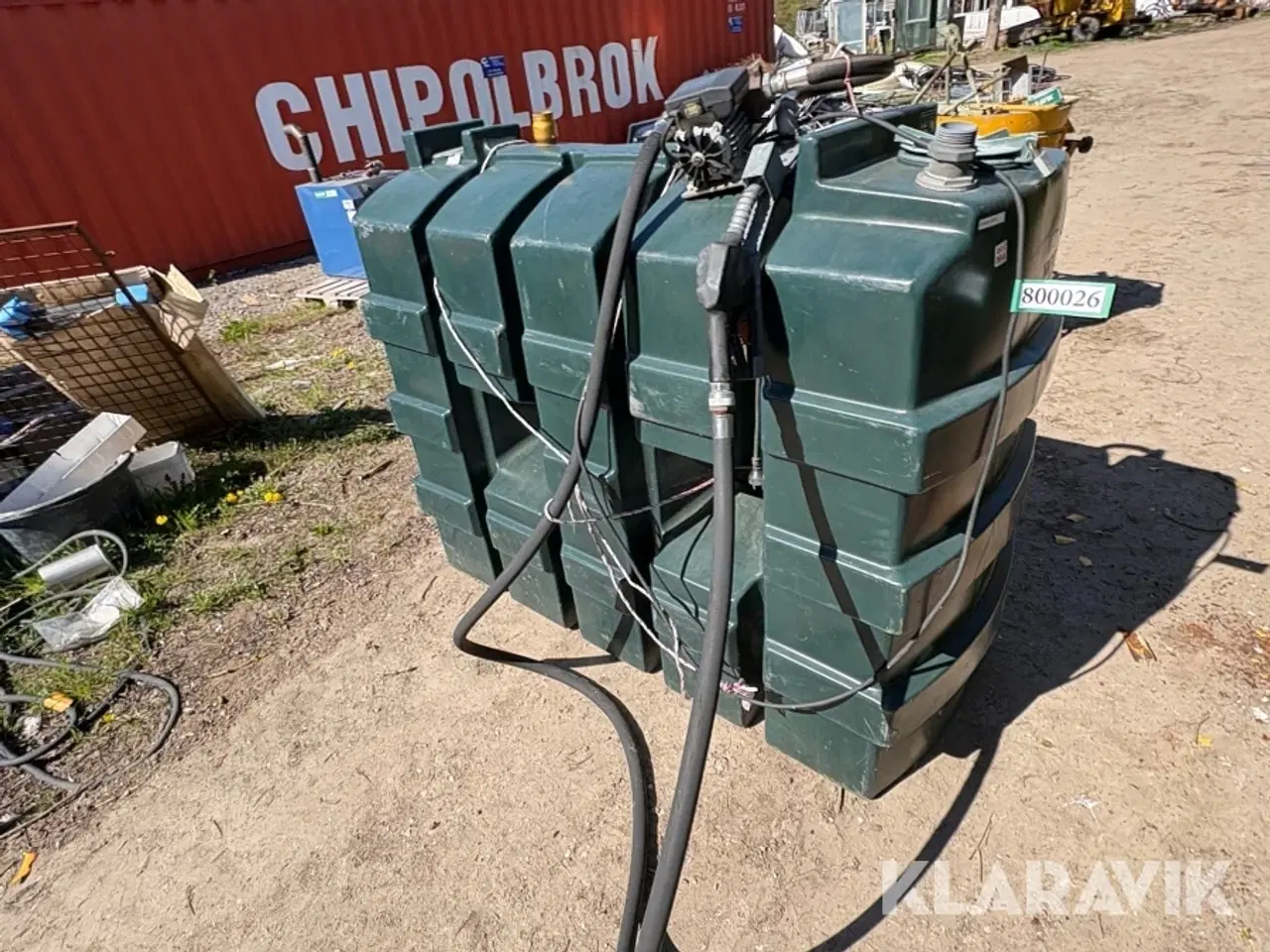 Billede 1 - Dieseltank med pumpe Kingspan 1225 liters