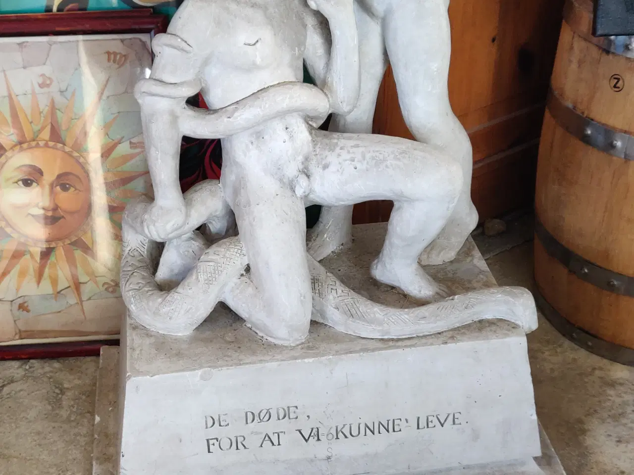 Billede 3 - Gips skulptur (Adam&Eva)