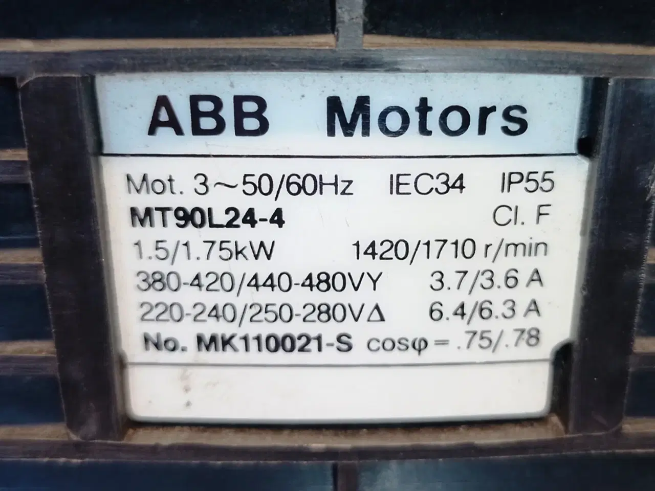 Billede 6 - Sælger ABB El-Motor 3~ 1,75 kW