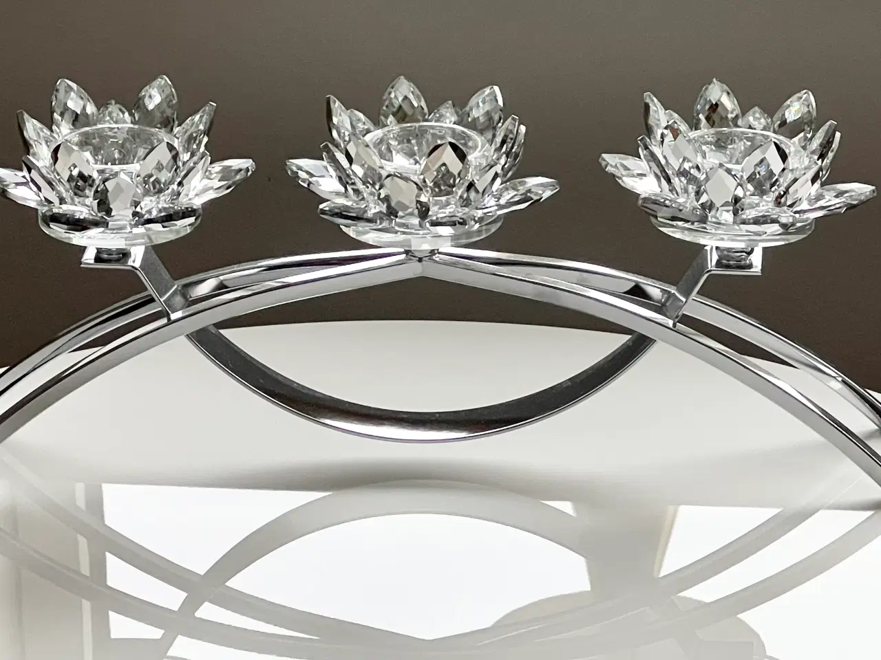 Billede 1 - Flot lysestage til 3 fyrfadslys. 