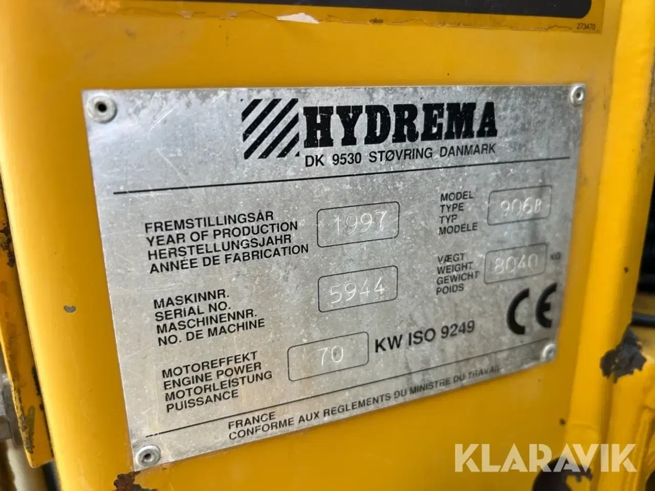 Billede 5 - Rendegraver Hydrema 906B