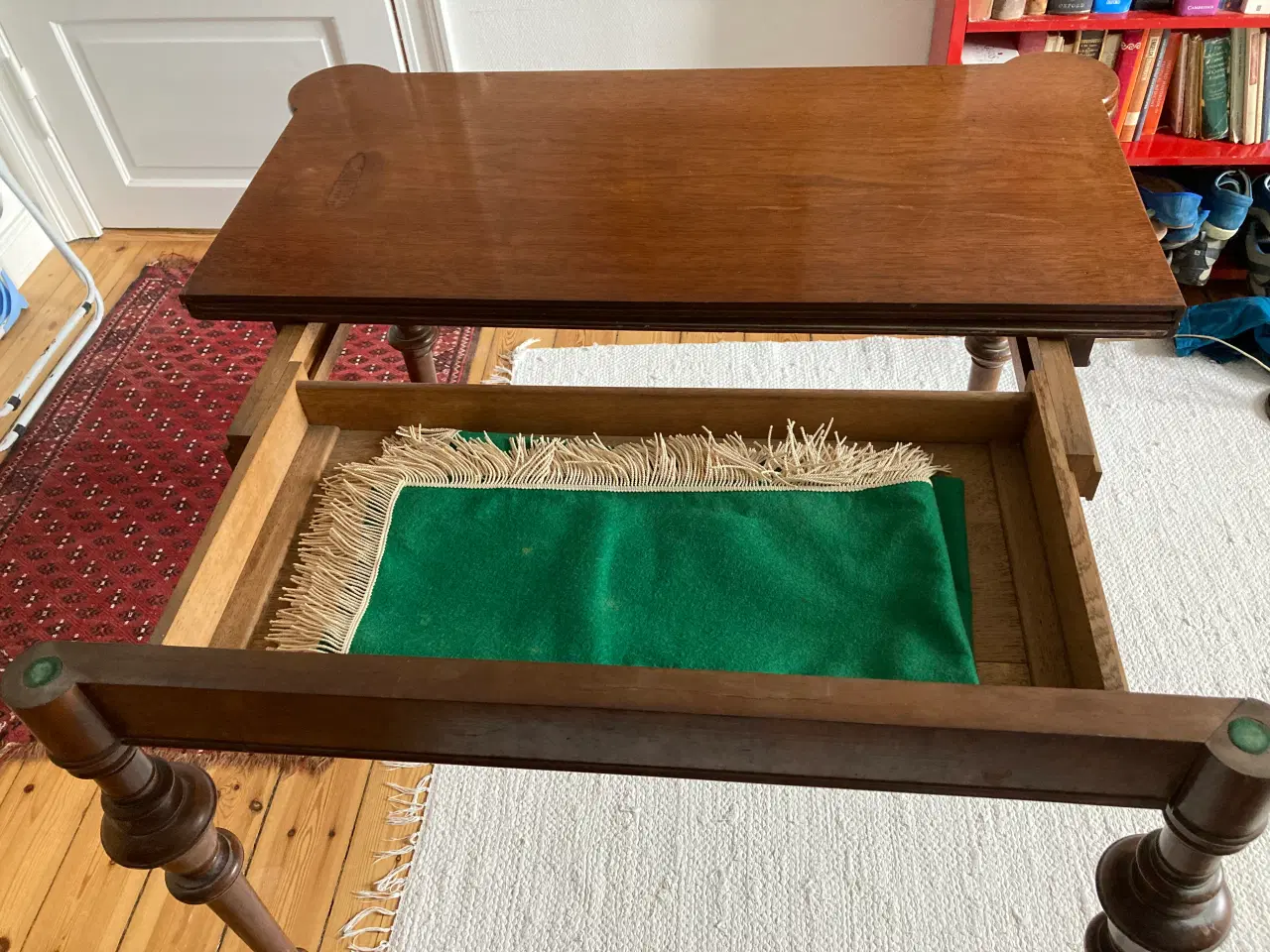 Billede 2 - Spillebord, nøddetræ, Frederik 8. (1808-1863)