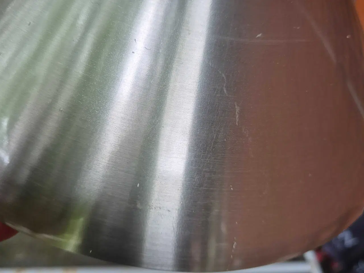 Billede 11 - Smuk retropendel i børstet aluminium 