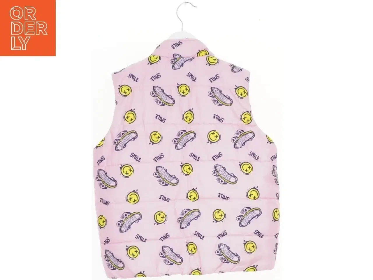 Billede 2 - Lyserød vest med smiley print fra VRS (str. 146)